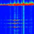 Spectrogram showing data captured by AP Sensing fiber optic sensors Spectrogram showing data captured by AP Sensing fiber optic sensors