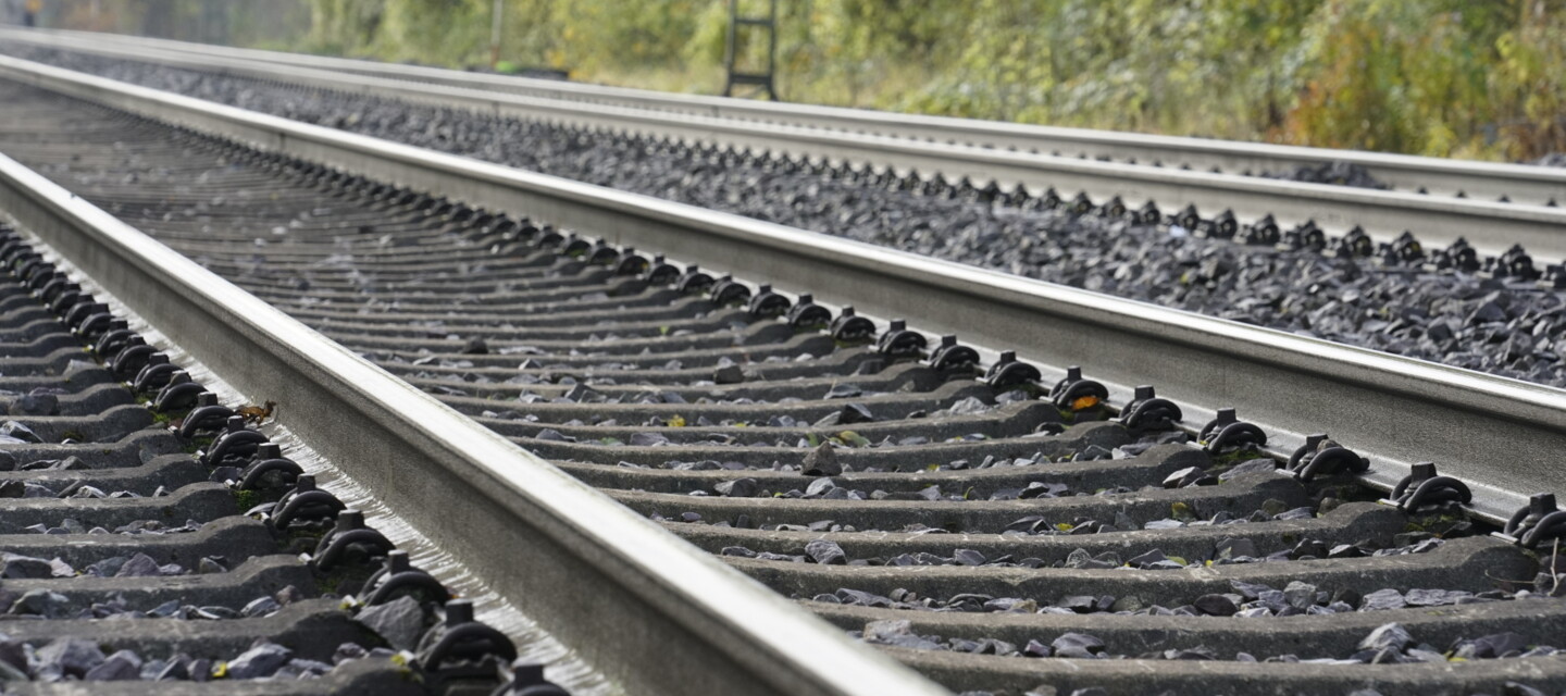 Railway tracks illustrating infrastructure ideal for AP Sensing's fiber optic monitoring solutions Railway tracks illustrating infrastructure ideal for AP Sensing's fiber optic monitoring solutions
