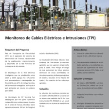 Case Study: TPI & Power Cable Monitoring in France (ES) Case Study: TPI & Power Cable Monitoring in France (ES)