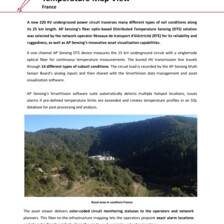 Case Study: 220 KV Power Circuit with Temperature Map View