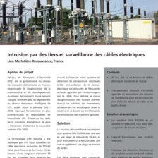 Case Study: TPI & Power Cable Monitoring in France (FR) Case Study: TPI & Power Cable Monitoring in France (FR)
