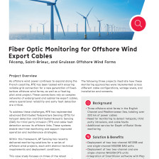 Case Study: Fiber Optic Monitoring for Offshore Wind Export Cables