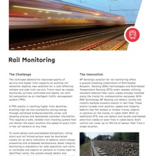 Flyer: Rail Monitoring Flyer: Rail Monitoring