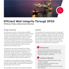 Case Study: Efficient Well Integrity Through DFOS
