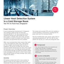 Case Study: LHD in a Cold Storage Room in Singapore Case Study: LHD in a Cold Storage Room in Singapore
