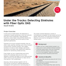Case Study: Detecting Sinkholes with Fiber Optic DAS
