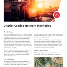Flyer: District Cooling Network Monitoring Flyer: District Cooling Network Monitoring