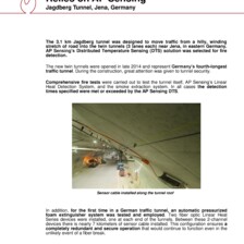Case Study: Heat Detecion in the Jagdberg Traffic-Tunnel Germany Case Study: Heat Detecion in the Jagdberg Traffic-Tunnel Germany