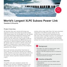 Case Study: Subsea Cable Sweden to Lithuania