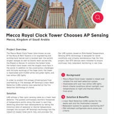 Case Study: Mecca Royal Clock Tower Chooses AP Sensing Case Study: Mecca Royal Clock Tower Chooses AP Sensing