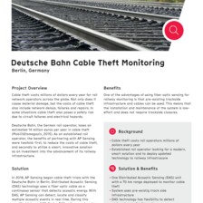 Case Study: Cable Theft Monitoring (Deutsche Bahn) Case Study: Cable Theft Monitoring (Deutsche Bahn)