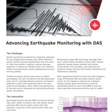 Flyer: Advanced Earthquake Monitoring Flyer: Advanced Earthquake Monitoring