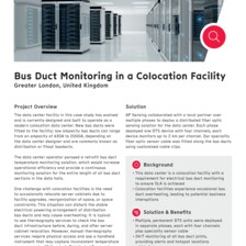 Case Study: Bus Duct Monitoring in a Colocation Facility Case Study: Bus Duct Monitoring in a Colocation Facility