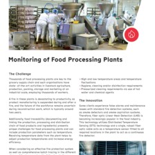 Flyer: Food Processing Plants Flyer: Food Processing Plants