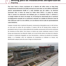 Case Study: Fire Detection for Airport Facility in Hong Kong (ES) Case Study: Fire Detection for Airport Facility in Hong Kong (ES)