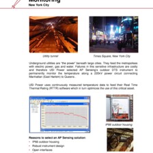Case Study: 220 kV Underground Cable Monitoring in New York Case Study: 220 kV Underground Cable Monitoring in New York