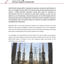 Case Study: 115kV Underground Power Cable Monitoring