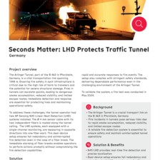Case Study: LHD Protects Traffic Tunnel Case Study: LHD Protects Traffic Tunnel