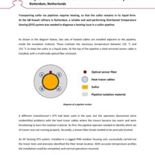Case Study: Sulfur Pipeline Recovered & Monitored by DTS Case Study: Sulfur Pipeline Recovered & Monitored by DTS
