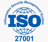 ISO 27001 Information Security Management System certification logo for secure fiber optic sensing solutions ISO 27001 Information Security Management System certification logo for secure fiber optic sensing solutions