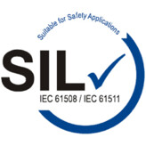 Sil2 rated - Suitable for Safety Applications