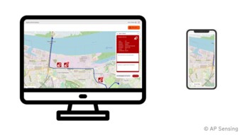 AP Sensing Glasfaser-Sensorik für Rohrleitungsüberwachung: Alarme auf Karte am PC und mobil AP Sensing Glasfaser-Sensorik für Rohrleitungsüberwachung: Alarme auf Karte am PC und mobil