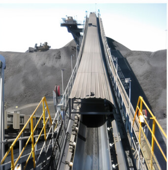 Industrial conveyor belt, showcasing applications for AP Sensing's asset monitoring and safety solutions Industrial conveyor belt, showcasing applications for AP Sensing's asset monitoring and safety solutions