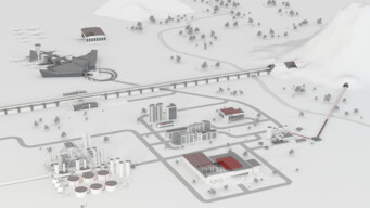 Überblick über komplexe Infrastruktur mit Tunneln, Flughafen und Industrie – ideal für AP Sensing Glasfaser-Sensoriklösungen Überblick über komplexe Infrastruktur mit Tunneln, Flughafen und Industrie – ideal für AP Sensing Glasfaser-Sensoriklösungen