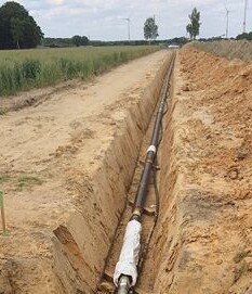 AP Sensing monitoring solution installed in underground infrastructure trench AP Sensing monitoring solution installed in underground infrastructure trench