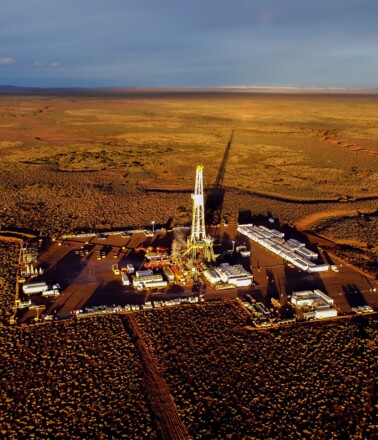 Oil and gas drilling rig monitored by AP Sensing fiber optic sensing technology for safety and security Oil and gas drilling rig monitored by AP Sensing fiber optic sensing technology for safety and security