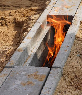 Monitoring fire along buried infrastructure using AP Sensing's distributed fiber optic sensing systems Monitoring fire along buried infrastructure using AP Sensing's distributed fiber optic sensing systems