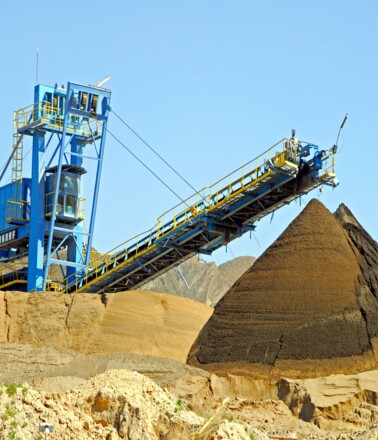 Maaden Phosphate Conveyor belt monitoring