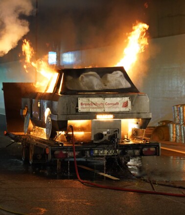 Fire test in Germany by AP Sensing