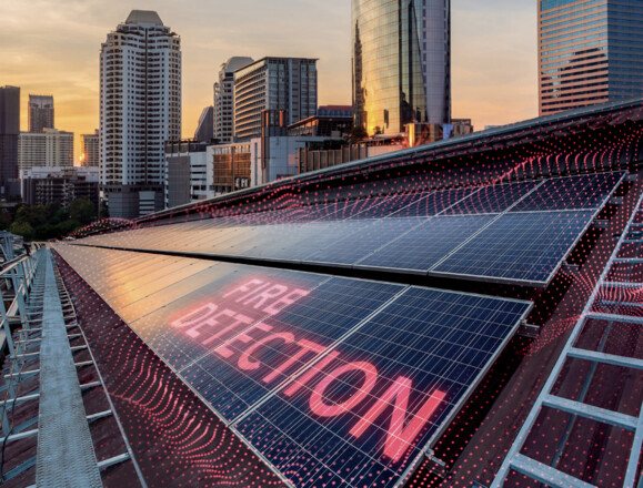 Ensuring safety: AP Sensing fire detection solution for rooftop solar panel installations