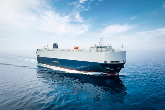 RoRo ship at sea RoRo ship at sea