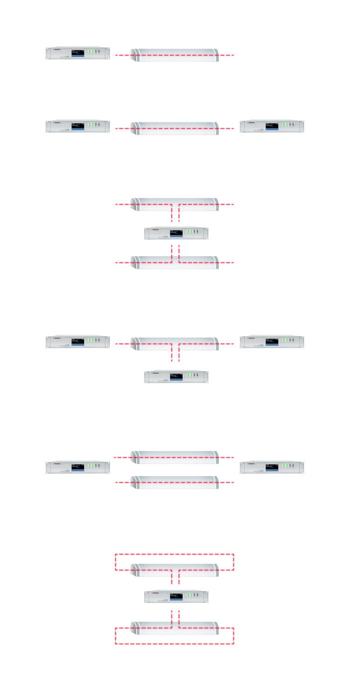 Flexible Configuration of LHD, Examples for Tunnels