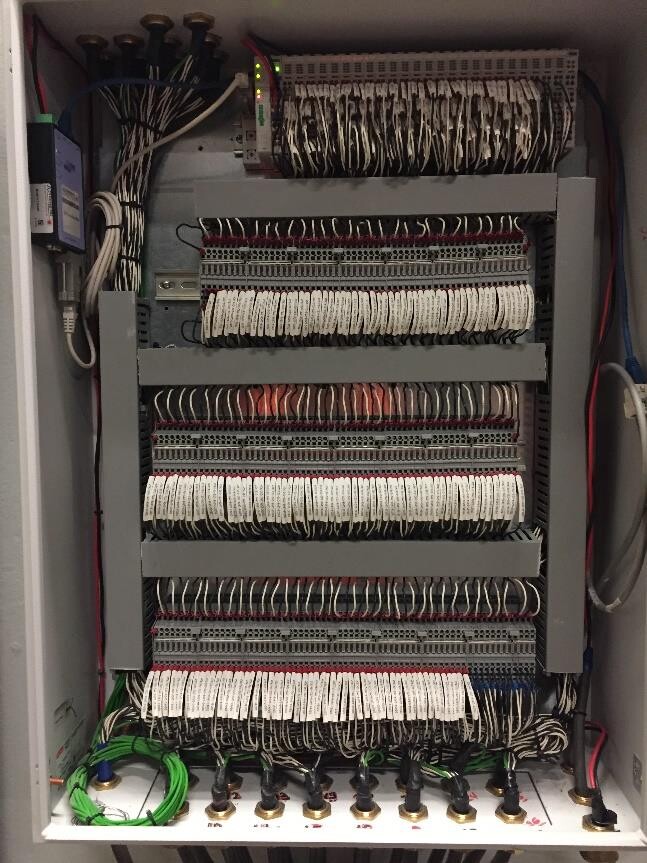Figure 1: Relay wiring AP Sensing control panel wiring for distributed fiber optic sensing in critical infrastructure monitoring