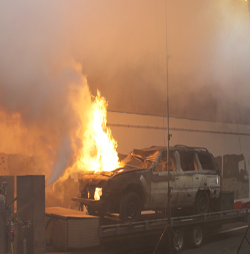 AP Sensing DTS detects and monitors car fires, ensuring critical safety infrastructure protection AP Sensing DTS detects and monitors car fires, ensuring critical safety infrastructure protection