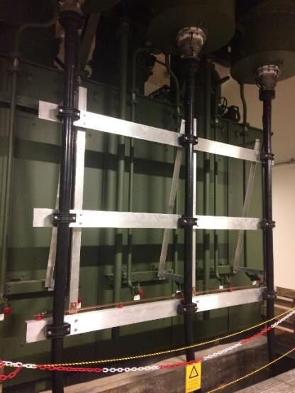 Figure 3 : Installations at project site Transformer and busbars, critical power infrastructure asset for AP Sensing monitoring