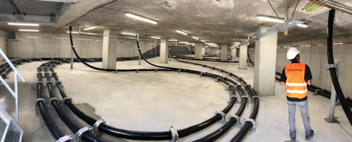 Underground power line monitoring by AP Sensing