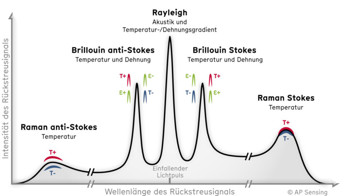 Raman- und Brillouin-Rückstreuspektrum (DTS und DAS)