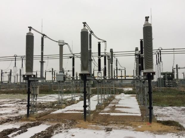 Figure 6: Installations at project site AP Sensing monitoring solutions for critical electrical substation infrastructure and power grid reliability