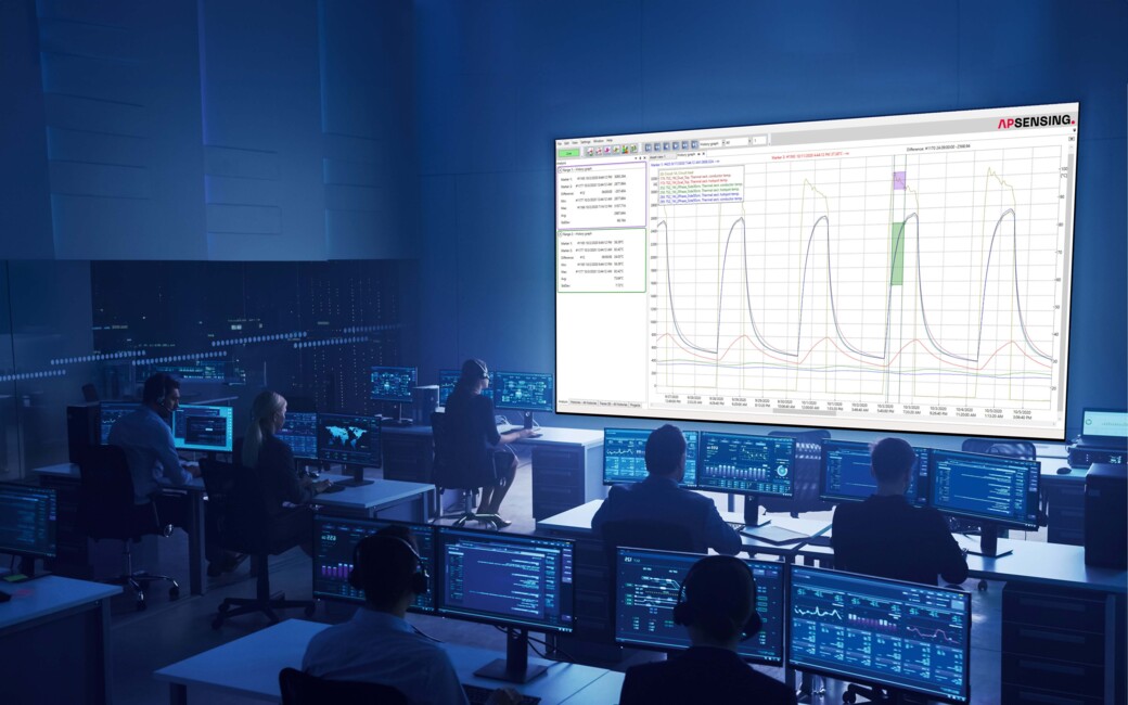 Control room displays SmartVision RTTR on the screen